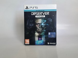 🇪🇸 Observer: System Redux (PS5)