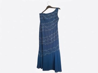 Vestido de fiesta largo azul