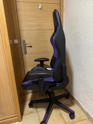 Sedia da gaming ergonomica PLAY Rhino nera e viola