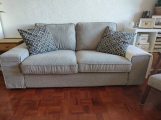 Divano KIVIK IKEA Grigio, 2 posti