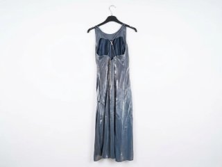 Vestido de fiesta gris plata