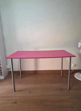 Mesa de Escritorio Rosa Grande