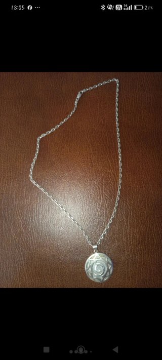 Colgante plata y nácar