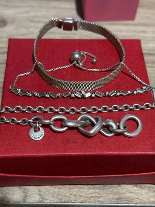 Pulseras Pandora Plata Corazón Infinito