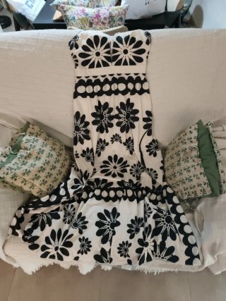 Vestido largo estampado floral