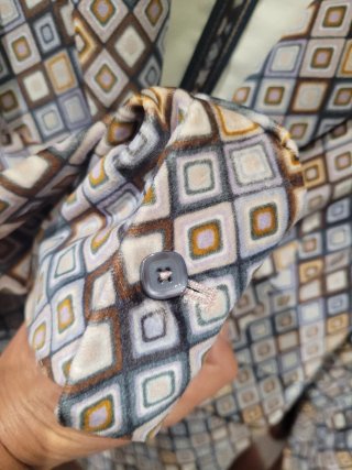 Blazer  terciopelo Circolo 1901 estampado rombos.