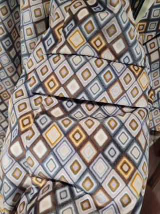 Blazer  terciopelo Circolo 1901 estampado rombos.