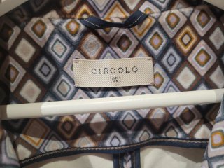 Blazer  terciopelo Circolo 1901 estampado rombos.