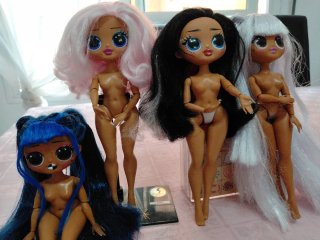 Set de 4 Muñecas LOL