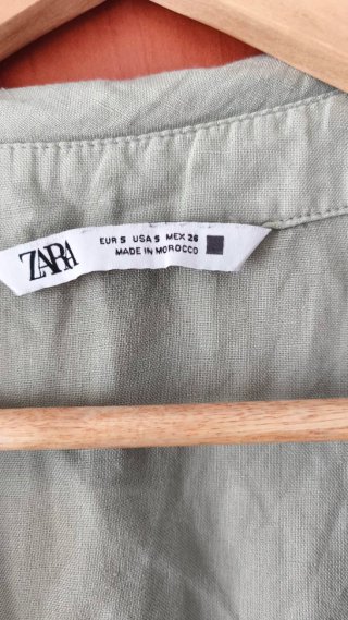 Mono corto Zara verde