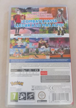 Videojuego Pokémon Espada Nintendo Switch
