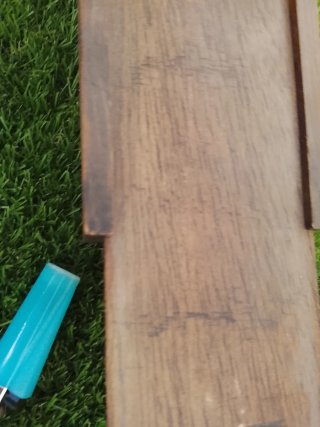 Estuche de madera antiguo