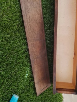 Estuche de madera antiguo