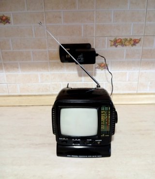 Mini TV CRT 5 pollici Black and White