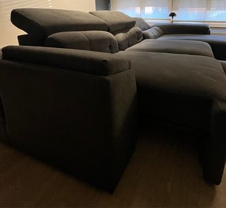Sofá Chaise Longue Gris