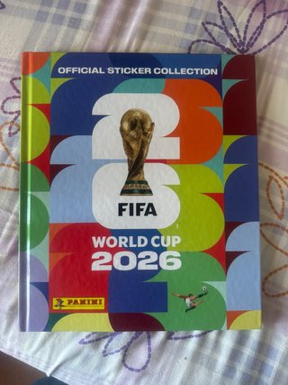 Album tapa dura mundial panini stickers 2026