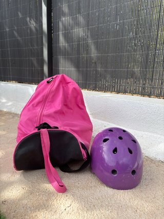 Pack de Patinaje con Casco y Bolsa