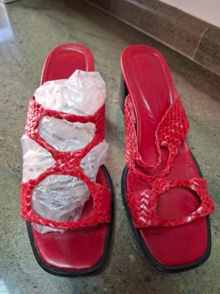Sandalias Rojas