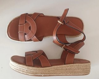 Sandalias Marrones Zara Talla 35