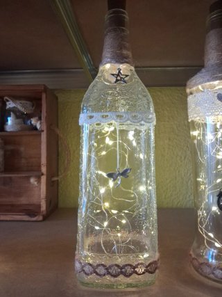 Set de 2 Botellas con Luces LED