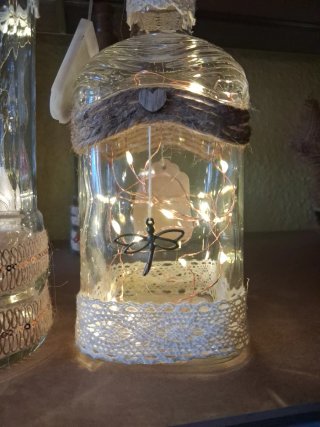 Set de 2 Botellas con Luces LED