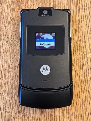 Motorola RAZR V3 Nero + Caricatore