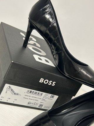 Zapatos de tacón Boss negros Talla 38