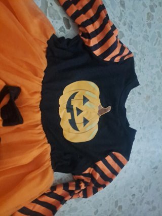 Disfraz Calabaza Halloween Niña Talla 5 años