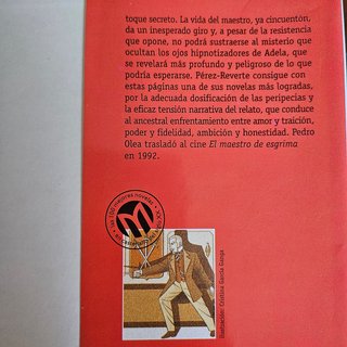 El maestro de esgrima, Pérez-Reverte