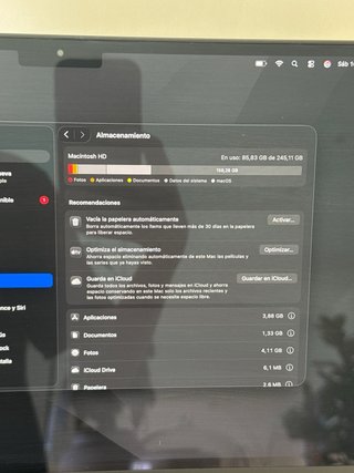 MacBook Air M2 Midnight 256GB | 99% batería