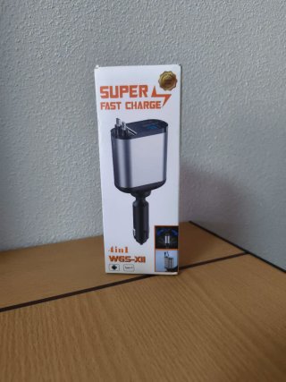 Cargador de Coche Retráctil 4 en 1 WGS-XII