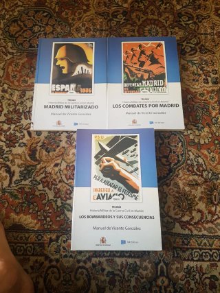 Trilogía Historia militar Guerra Civil en Madrid