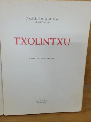Txolintxu - Joxe Mari Etxaburu