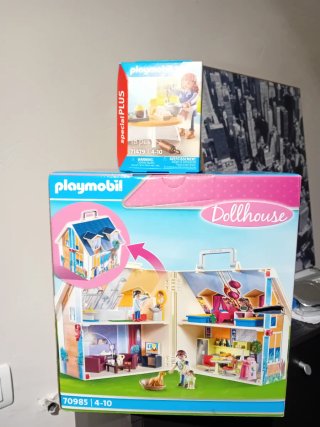 Playmobil Casa Muñecas completa y mami pastelera