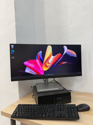 PC Dell Optiplex 3050 y Monitor Lenovo Ultrawide