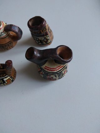 Mini Vasijas Estilo Inca