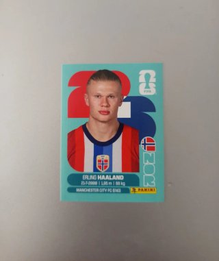 Cromo Erling Haaland Panini Noruega Mundial 2026