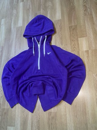 Sudadera Nike Media Cremallera Morada Talla L