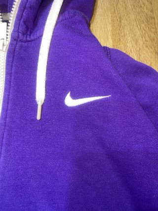 Sudadera Nike Media Cremallera Morada Talla L