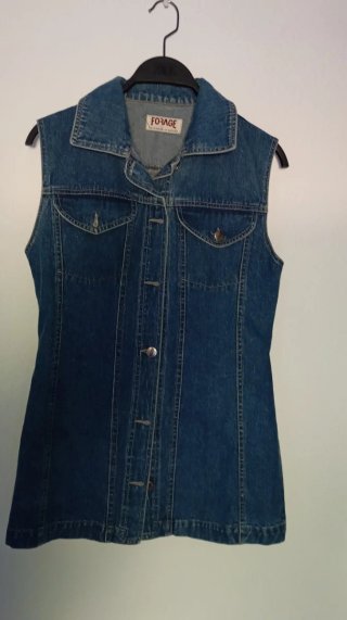 Chaleco vaquero FORAGE azul