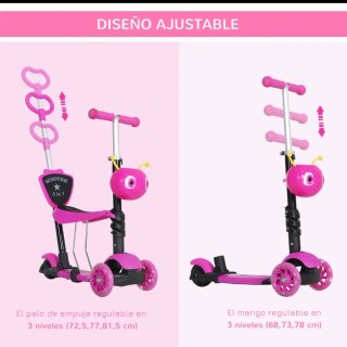Patinete Infantil 5 en 1 HOMCOM