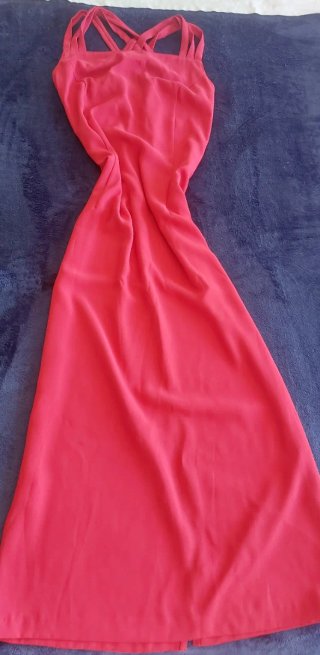 Vestido largo rojo