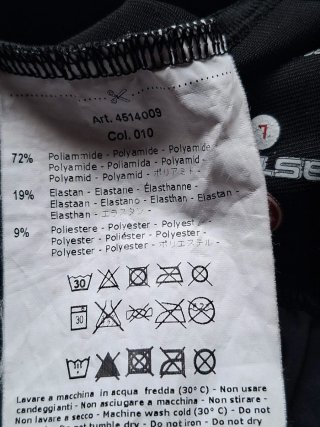 Culote Ciclismo Negro  Castelli