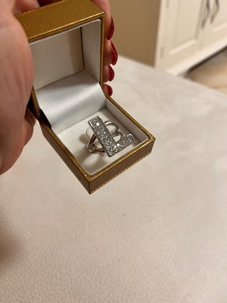 Anello Argento 925 con Zirconi Regolabile