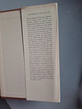 Las amistades peligrosas.- Choderlos de Laclos.