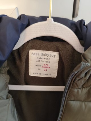 Chaqueta de Invierno Zara Bebé 6-9 Meses