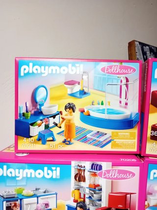 Set de 4 Habitaciones Playmobil Dollhouse
