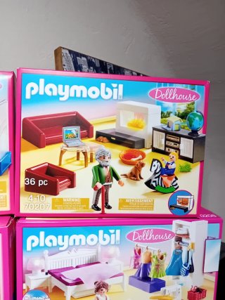 Set de 4 Habitaciones Playmobil Dollhouse