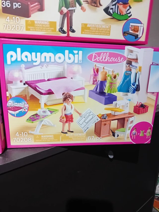 Set de 4 Habitaciones Playmobil Dollhouse