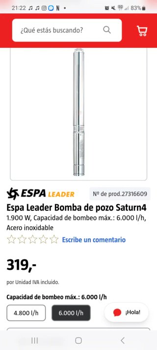 Busco profesional de bombas de pozo de agua y elec